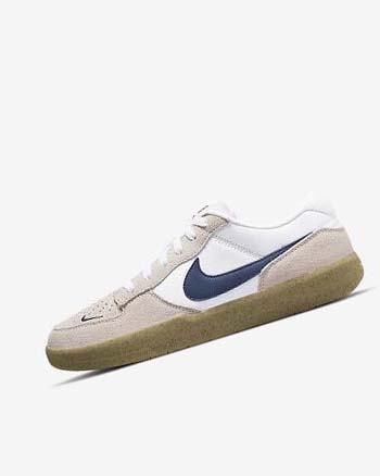 Nike SB Force 58 Blancos Blancos Marrom Claro Azul Marino | MX 2930